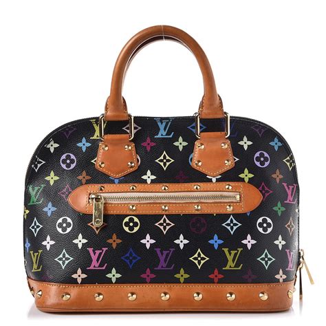 alma multicolor black gm louis vuitton|louis vuitton monogram handbag.